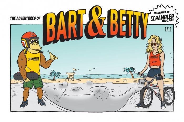 Bart e Betty, due nuovi personaggi a fumetti testimonial del Land of Joy. 