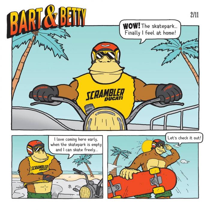 Bart e Betty, due nuovi personaggi a fumetti testimonial del Land of Joy. 