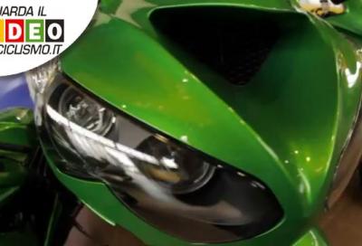 Kawasaki ZZR1400 2012: video della presentazione alla stampa sul circuito di Nardò