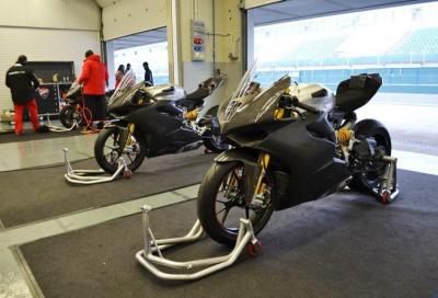 Ducati Panigale e GP13 frenate dal maltempo a Jerez 