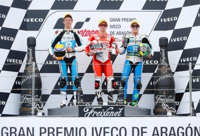 Aragon Moto2: Terol domina, scintille tra Espargaro e Redding 