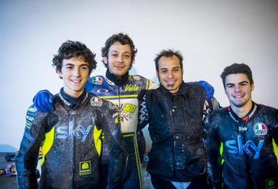 Valentino Rossi talent scout con Sky Racing Team