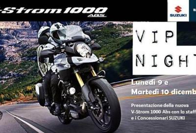 Suzuki V-Strom 1000: le Vip Night continuano anche nel 2014