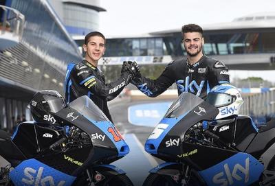 Fenati e Migno: test ad Almeria con le KTM Moto3 Sky Racing