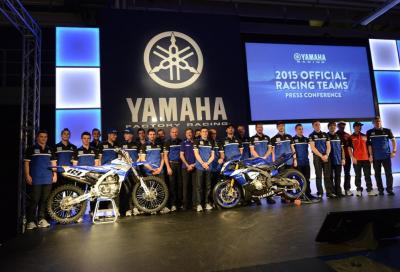 Yamaha Europa presenta i team factory 2015 (velocità e offroad)