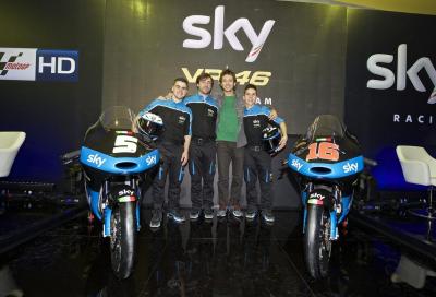 Presentato lo Sky Racing VR46: Fenati e Migno pronti per il 2015