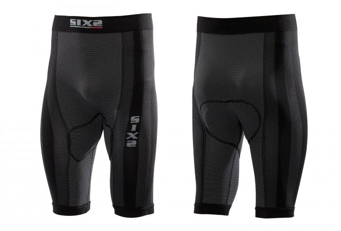Six2 Shorts con Fondello Moto Black Carbon XXL 