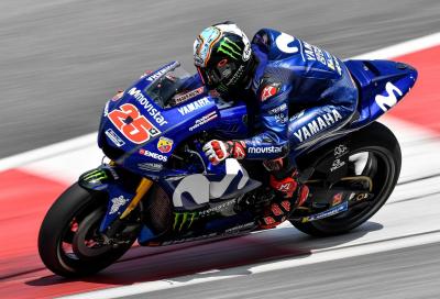 Yamaha al top nel day2 dei test MotoGP: Viñales 1°, Rossi 2°