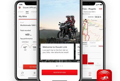 Con Ducati Link App la moto diventa social e connessa