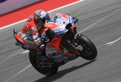 FP1 Aragon: Dovizioso comanda il plotone Ducati