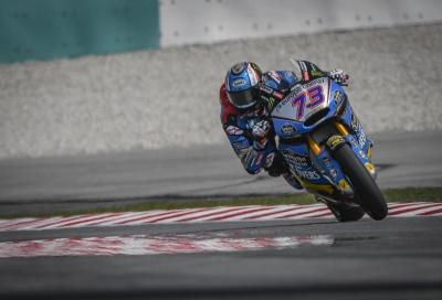 Moto2: Alex Marquez il più veloce a Sepang, Marini lo segue