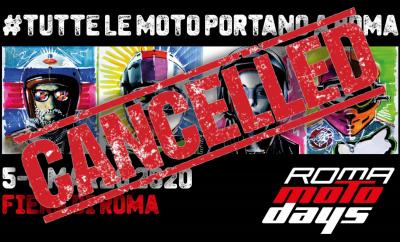 Cancellato Roma Motodays 2020 