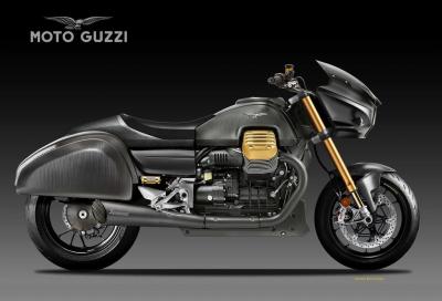 Moto Guzzi Racing Bagger, born to race  