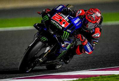 MotoGP 2021: Fabio Quartararo il più veloce nei test in Qatar