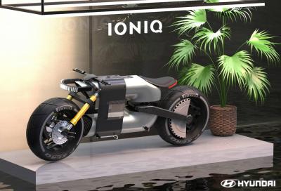 Hyundai Ioniq Q, futuristica moto elettrica 
