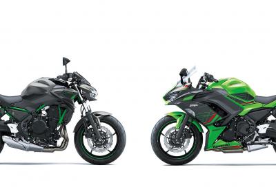 Kawasaki presenta le nuove Z650 e Ninja 650 2023, ora più sicure