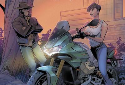 La nuova Moto Guzzi V100 Mandello protagonista di un fumetto Marvel 