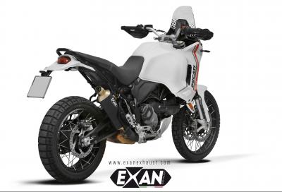 Da Exan lo scarico X-Rally per Ducati DesertX