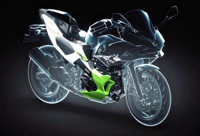 I segreti del motore della Kawasaki Ninja 7 Hybrid 