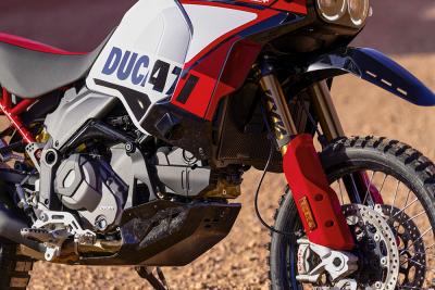 I segreti delle sospensioni della Ducati DesertX Rally 
