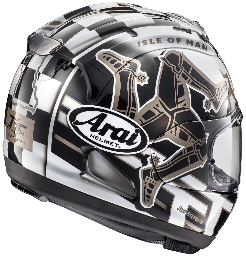 Arai RX-7V IOMTT 2017 Limited Edition: casco integrale in livrea