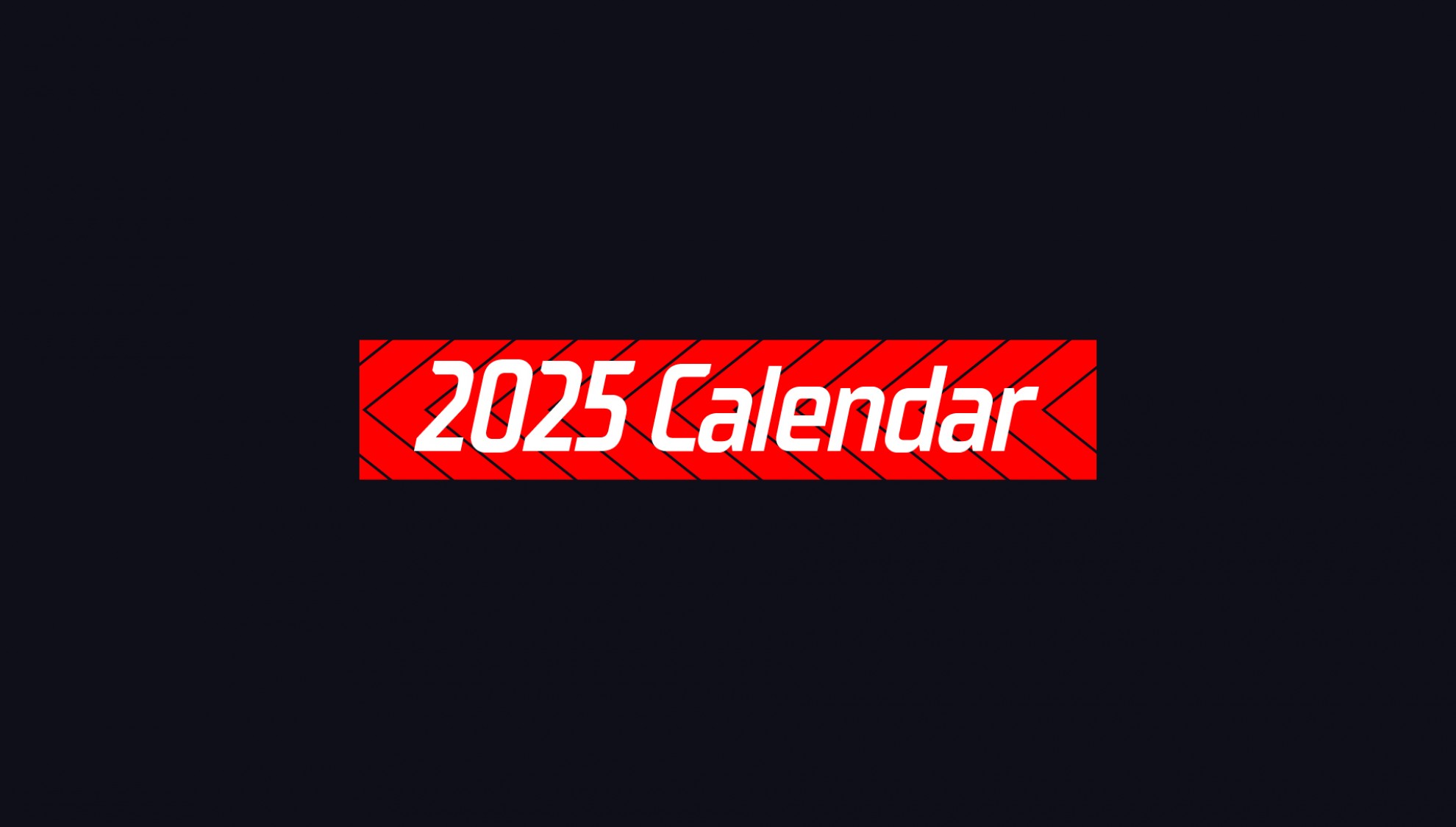 Calendario Superbike 2025